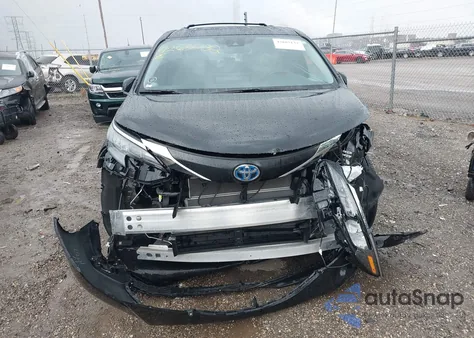 2025 Toyota Sienna Le z USA, uszkodzony, nr VIN 5TDBSKFC9SS157221